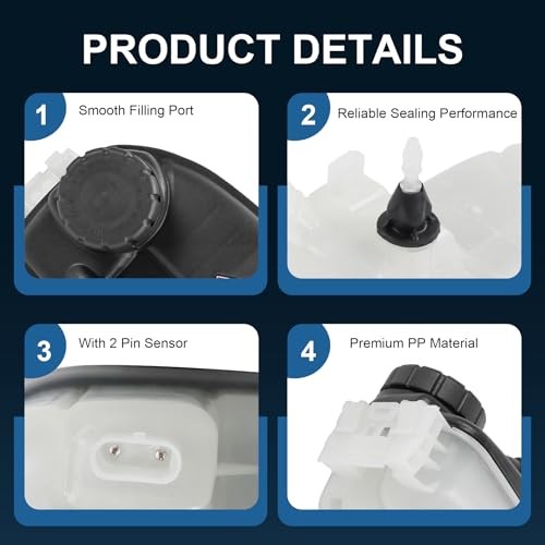 Engine Coolant Reservoir Recovery Expansion Overflow Tank Replacement For