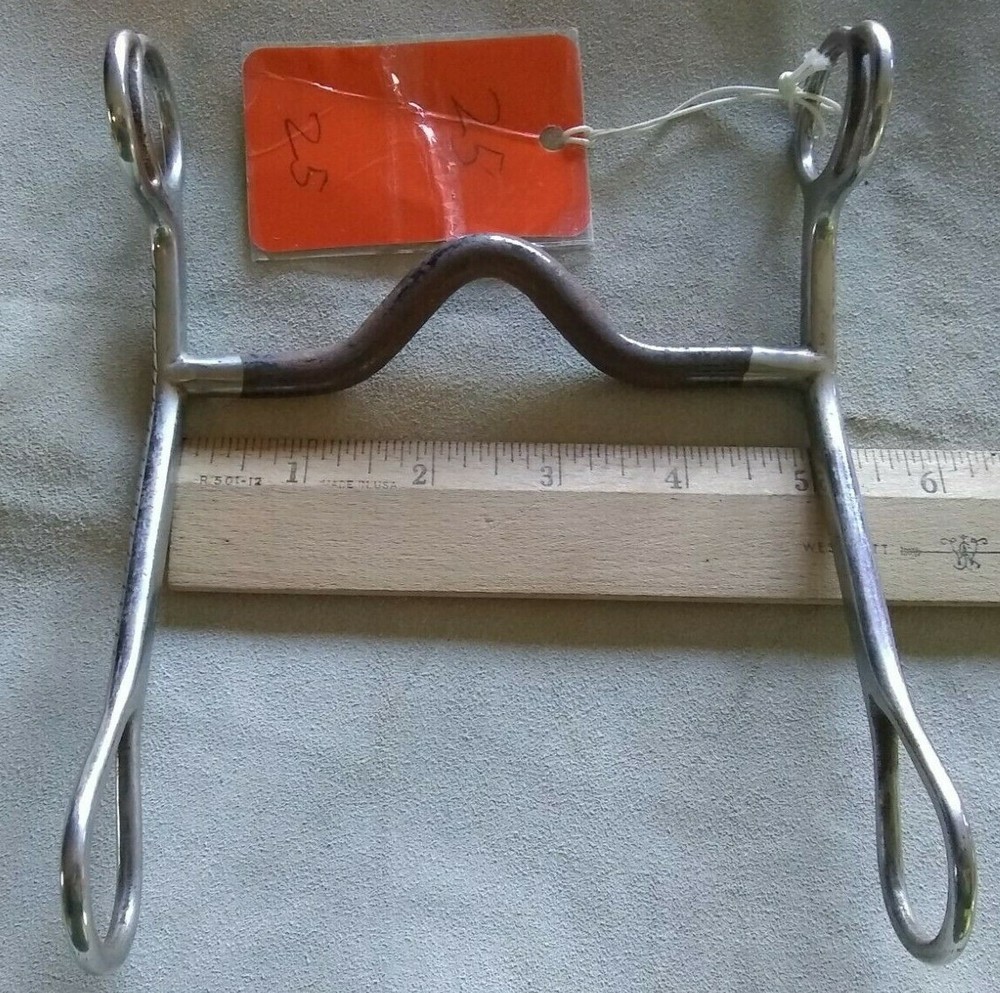 Western 5" Mouth Sweet Iron Curb Bit (Box 25)