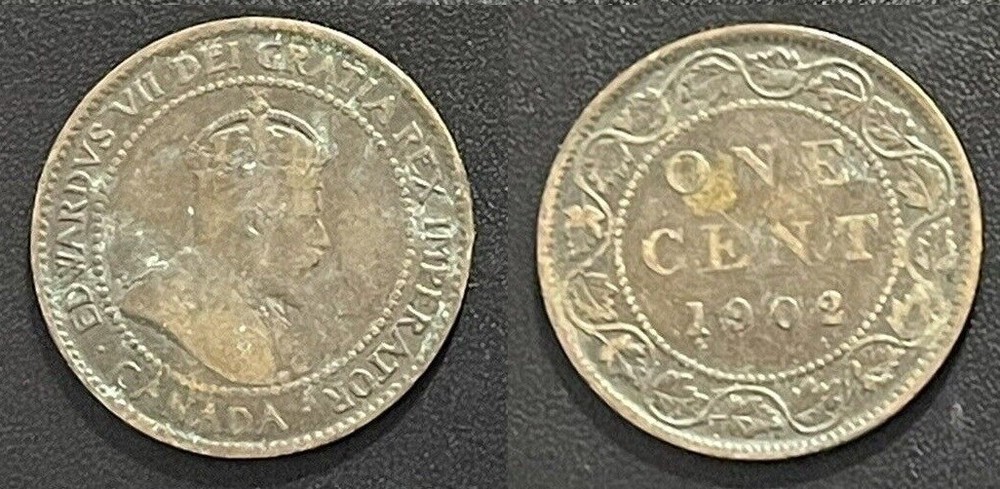 Canada 1902 Large Cent Edward VII