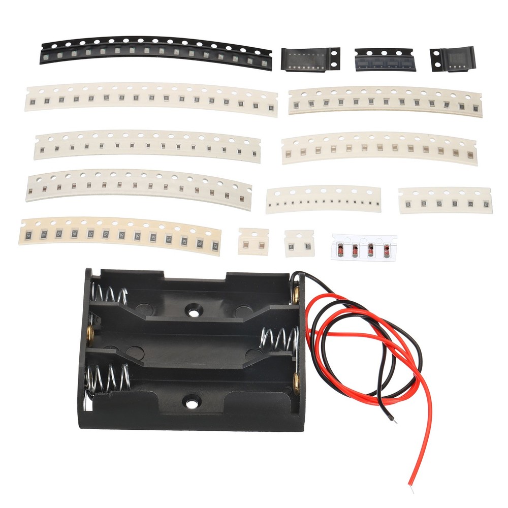 Soldering Practice Board, 2 Set Electronics Kit Prototype PCB Board DIY Circuit