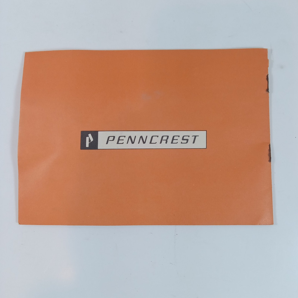 PENNCREST DUAL 8 MODEL C-2 Manual Only