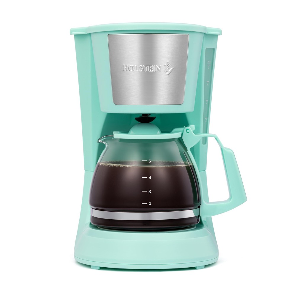 5 Cup Drip Coffee Maker-Convenient and User Friendly with Permanent Filter,