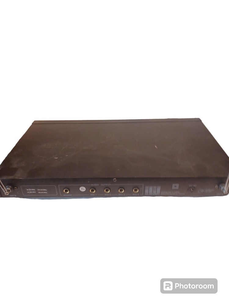 Wireless Microphone Musysic Professional 4 Channel Mu-V204
