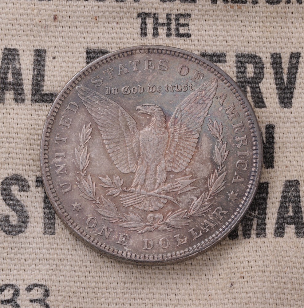 Toned 1898 Morgan Silver Dollar (B2565)