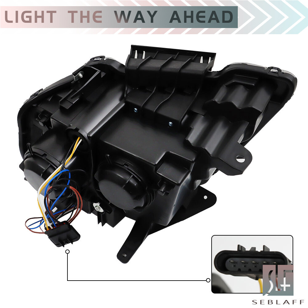 Left+Right Fit For 2010-2015 GMC Terrain SL/SLT/SLE Halogen Headlight Assembly