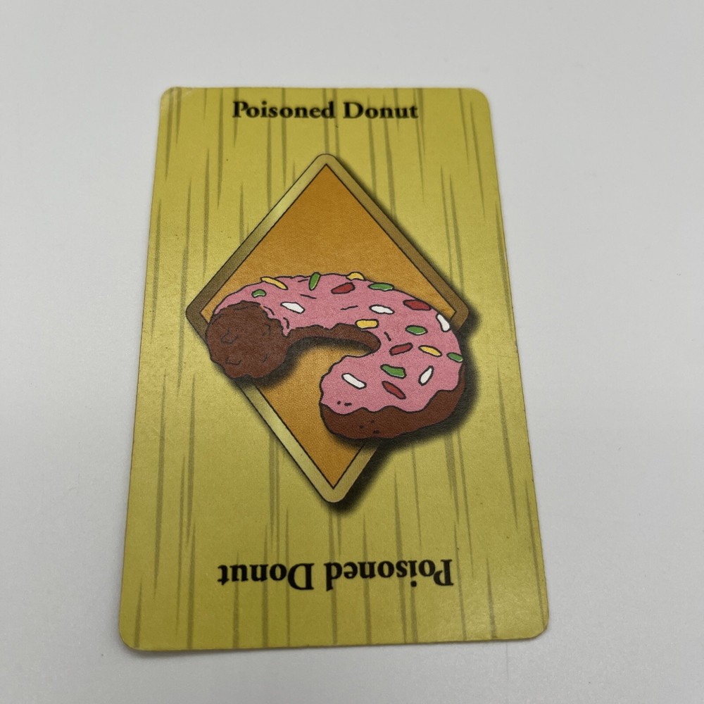 6 Weapon Cards The Simpsons Clue 2002 Replacement Part