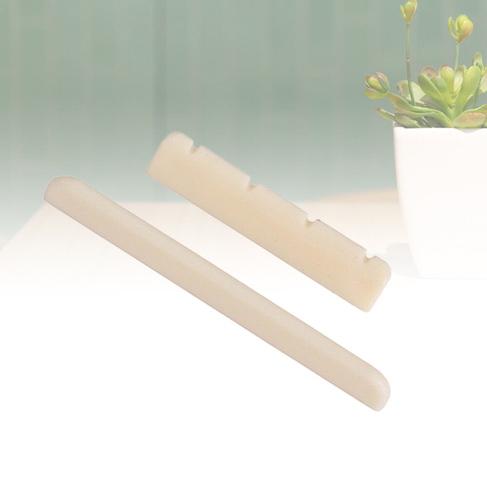 GL72 Plastic Replacement Bridge Saddle and Nut for Classical Guitar New