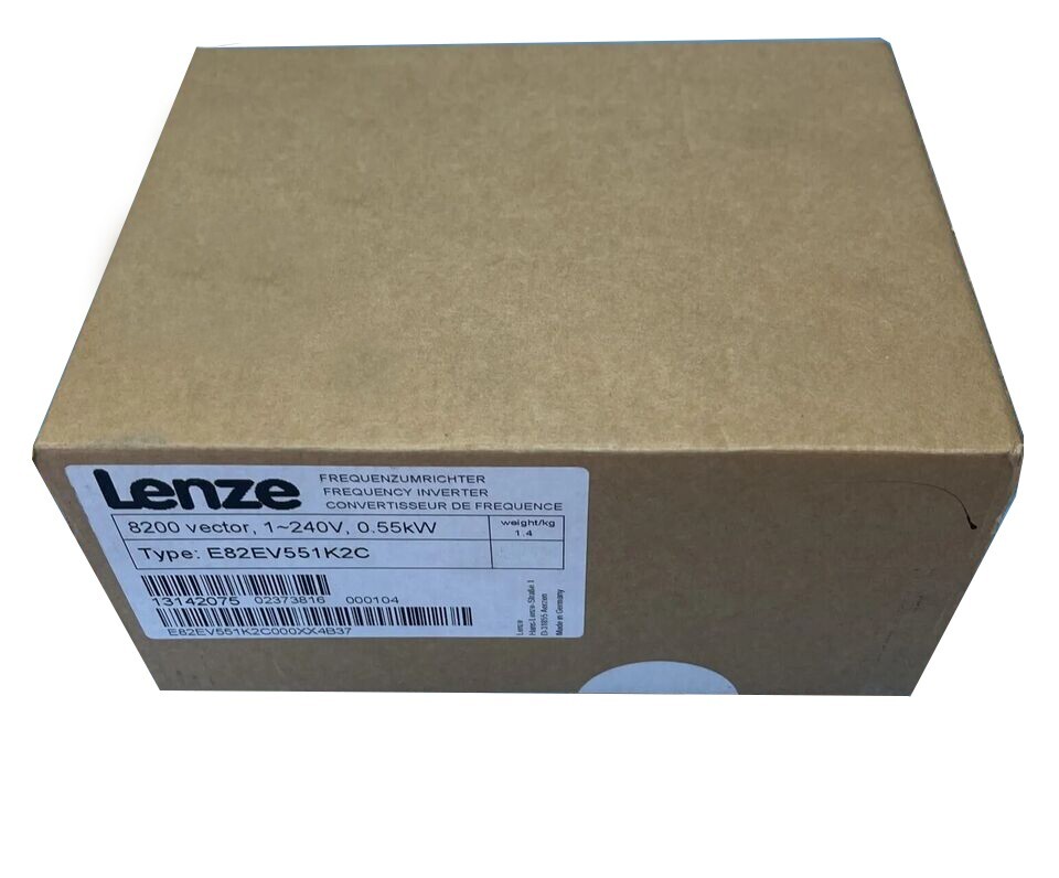 E82EV551K2C LENZE 8200 VECTOR FREQUENCY INVERTER NEW
