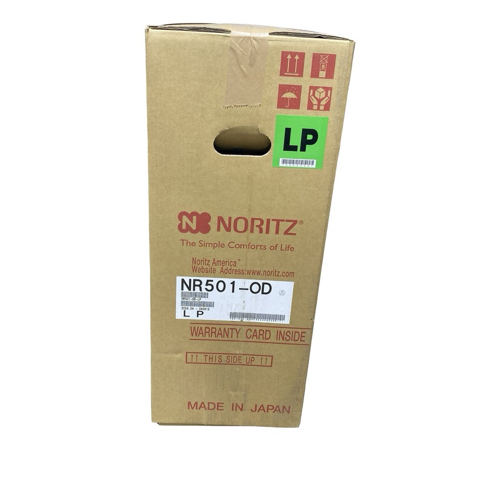 Noritz Tankless Water Heater NR501-OD LP Outdoor Liquid Propane Residential Tank