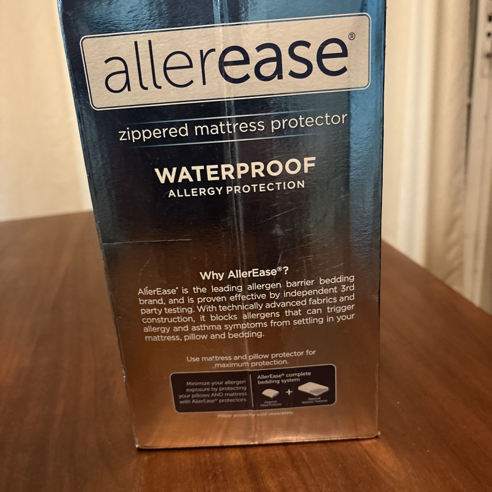 Allerease Maximum Zippered Mattreess Protector waterproof 38.5 x 74.5in