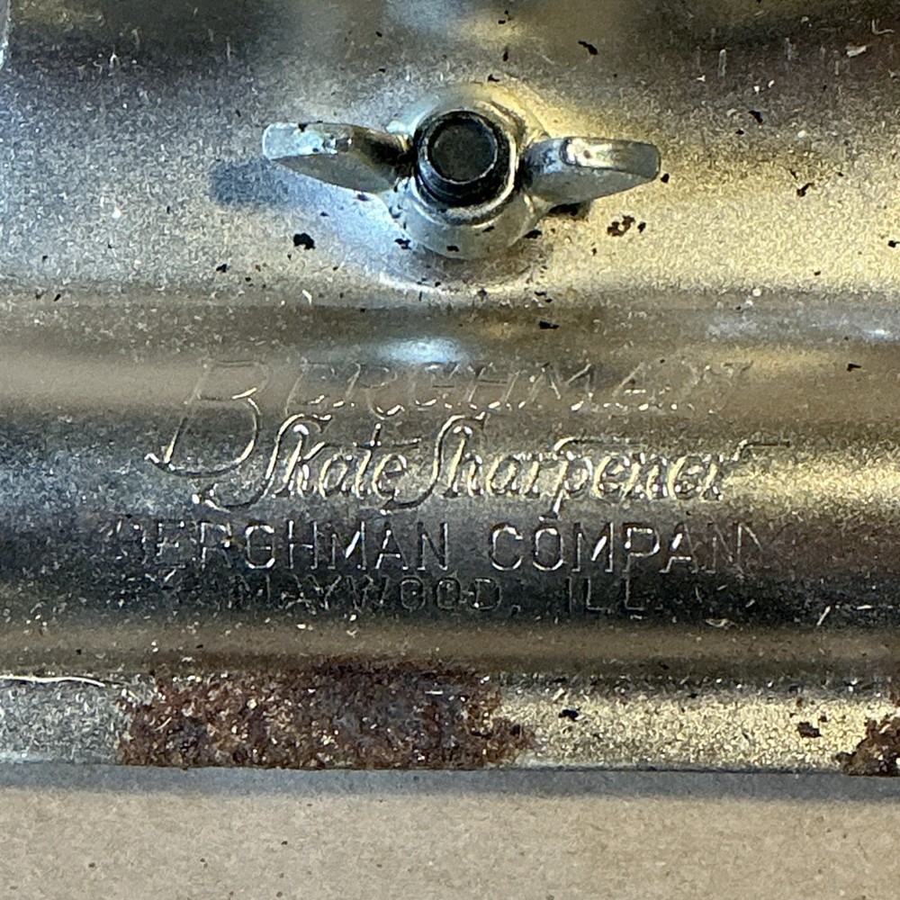 Vintage Berghman Skate Sharpener With Original Box Condition Issues INV-AT02