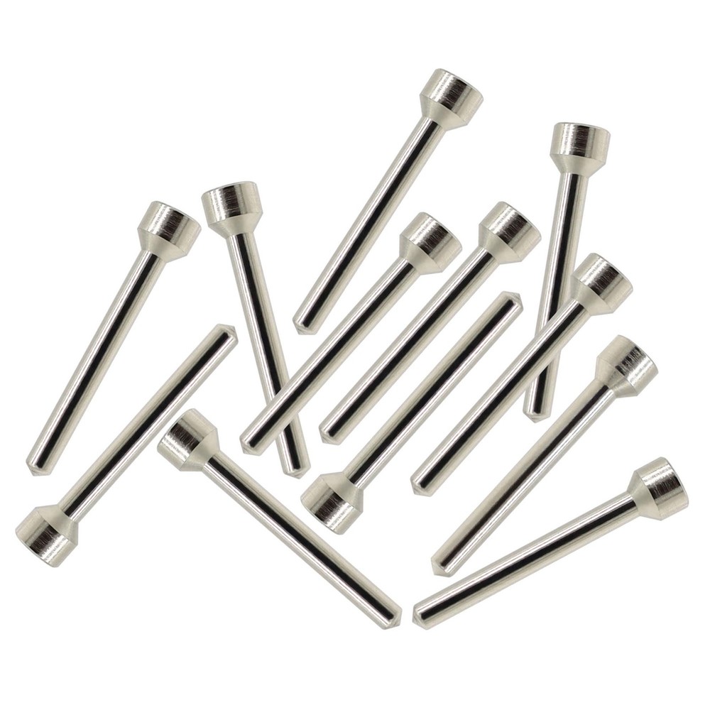 ZOEKIM 12 Pack Headed Decapping Pins Reloading Die, Redesigned Black