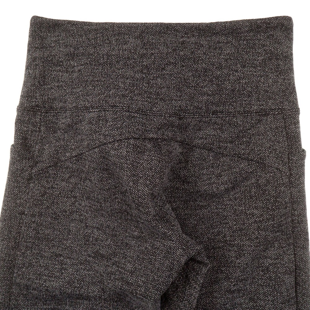 Athleta Gray Herringbone Skinny Pants Womens XXS Pull On