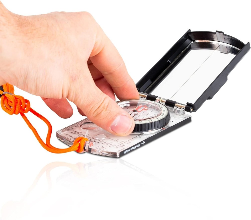 ProSight Sighting Map Compass with Adjustable Declination - Lightweight Orien...