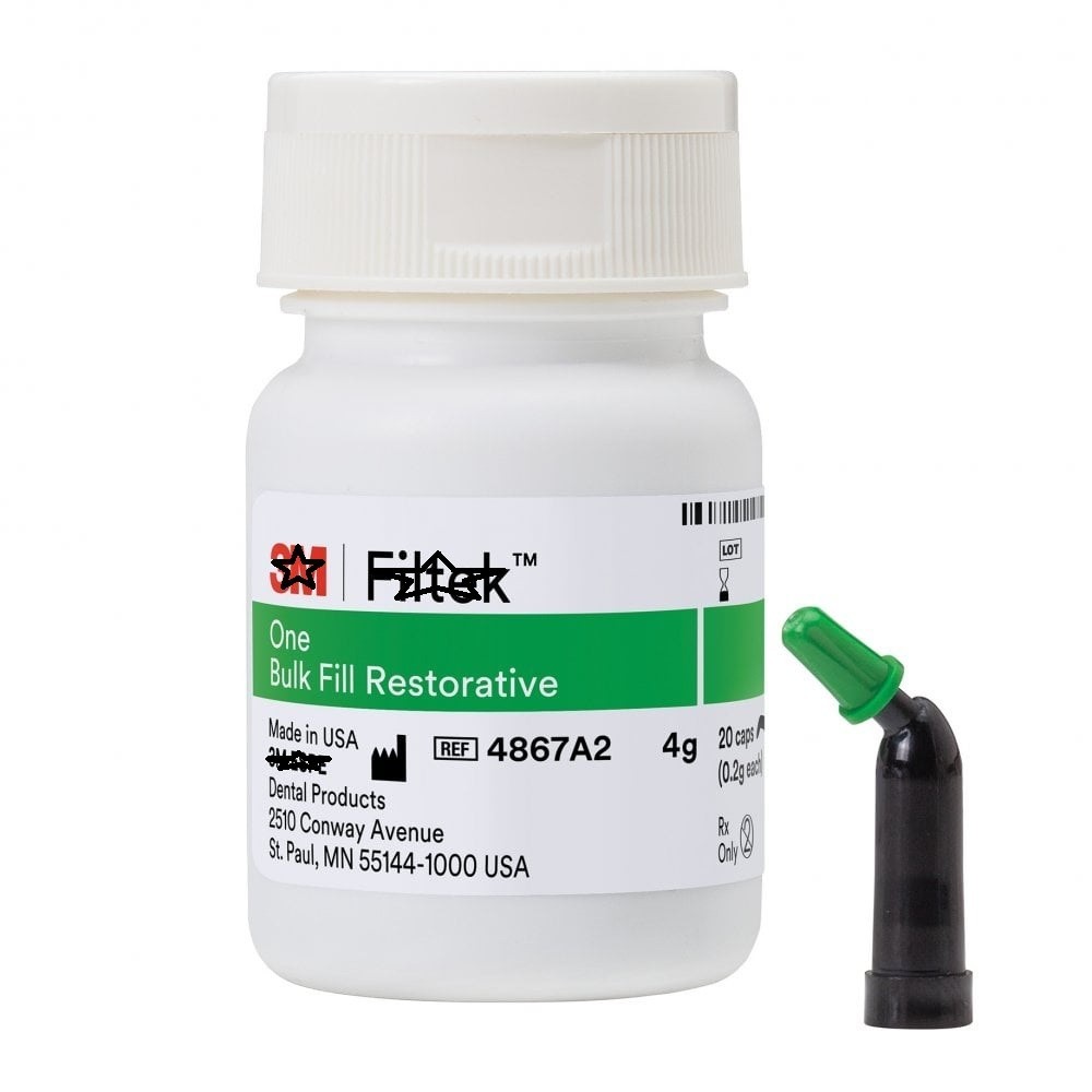 Dental FIL-TEK One Bulk Fill Restorative 20 Compule Pack