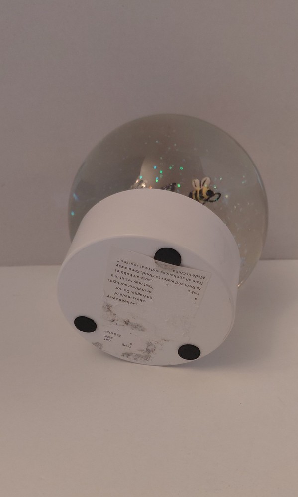 Honeybee Glitter Water Globe Bee Kind Inspirational
