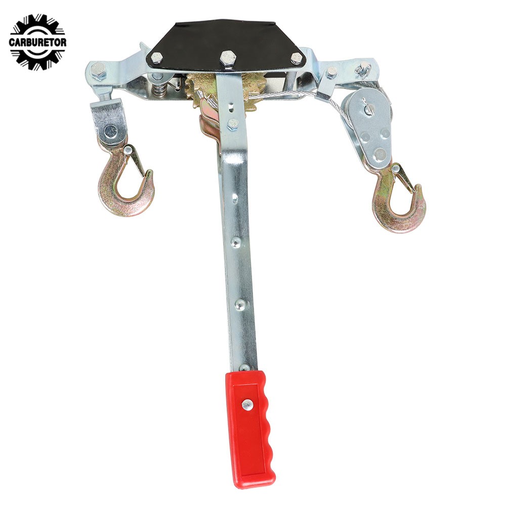 Heavy Duty 2 Ton Come Along Hand Power Puller With Double Gear Cable Puller
