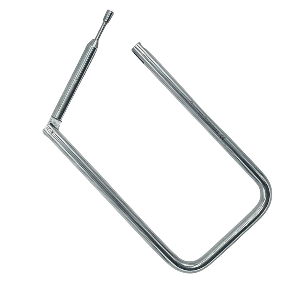 Side Pin Lock Instrument Stringer, 2.5"x12", Ball Socket, Light Pattern, Premium