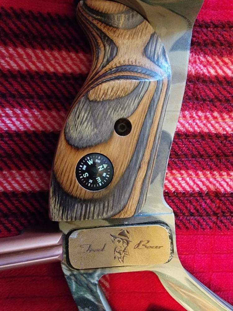 Fred Bear Code Compound Bow + Arrows and Case + QUICK shot Minty