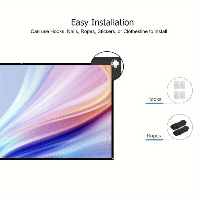 High definition projection screen, home projection 4k ultra high definition
