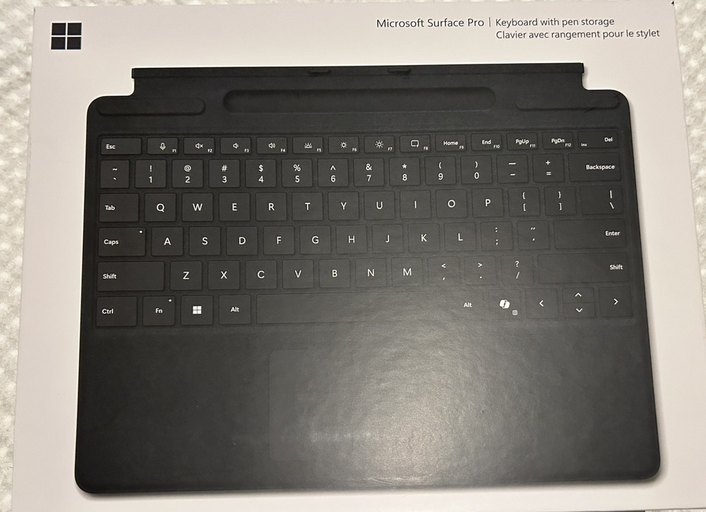 Microsoft Surface Pro Keyboard with Pen Storage | Alcantara | Sealed Box