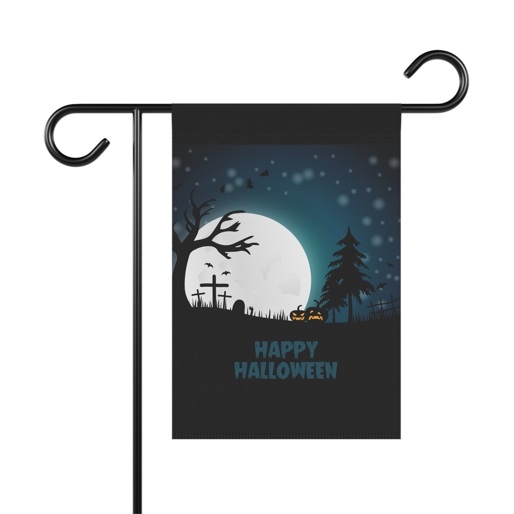 Halloween Garden & House Banner – Happy Halloween Design 🎃👻