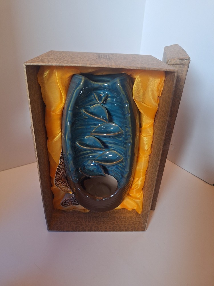 Xiang Lu Ceramic Glazed Waterfall Incense Holder/ Incense Burner +++