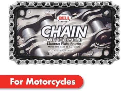 Motorcycle License Plate Frame Chain