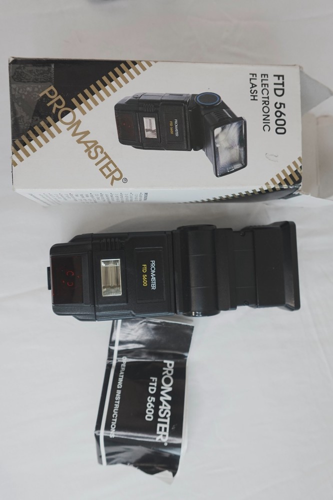 Promaster FTD 5000 Flash + FTA 5000 AF Module TTL Shoe Mount Tested