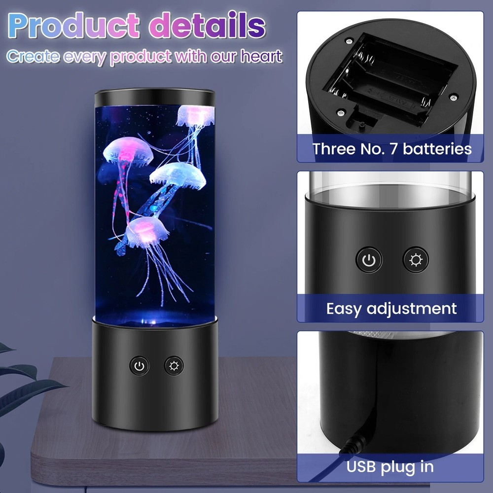 LED Jellyfish Night Light