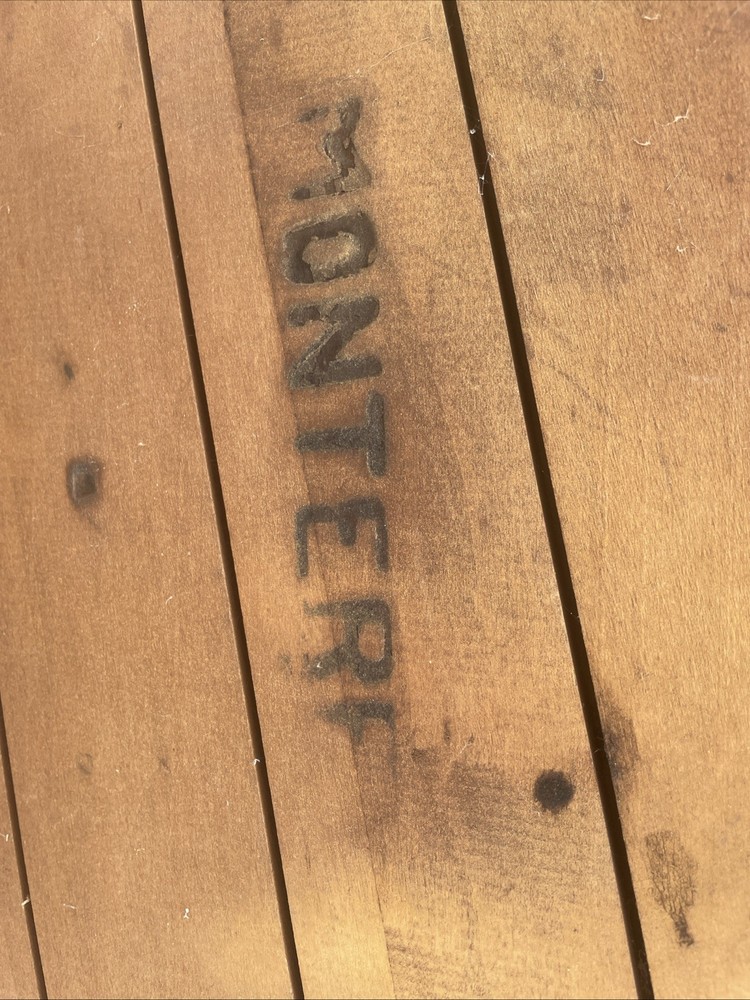 Vintage Signed Monterey Circa 1930s Coffee Table