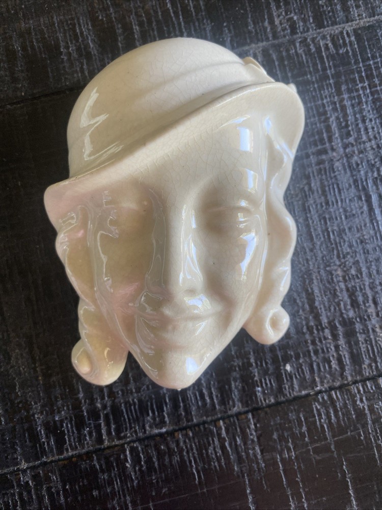 Art Deco Lady Face Wall Hanging 1930’s