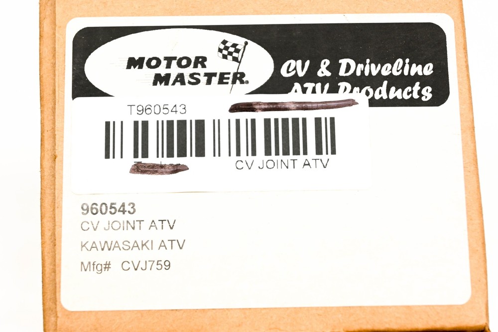 Motor Master CVJ759 CV Joint ATV NOS