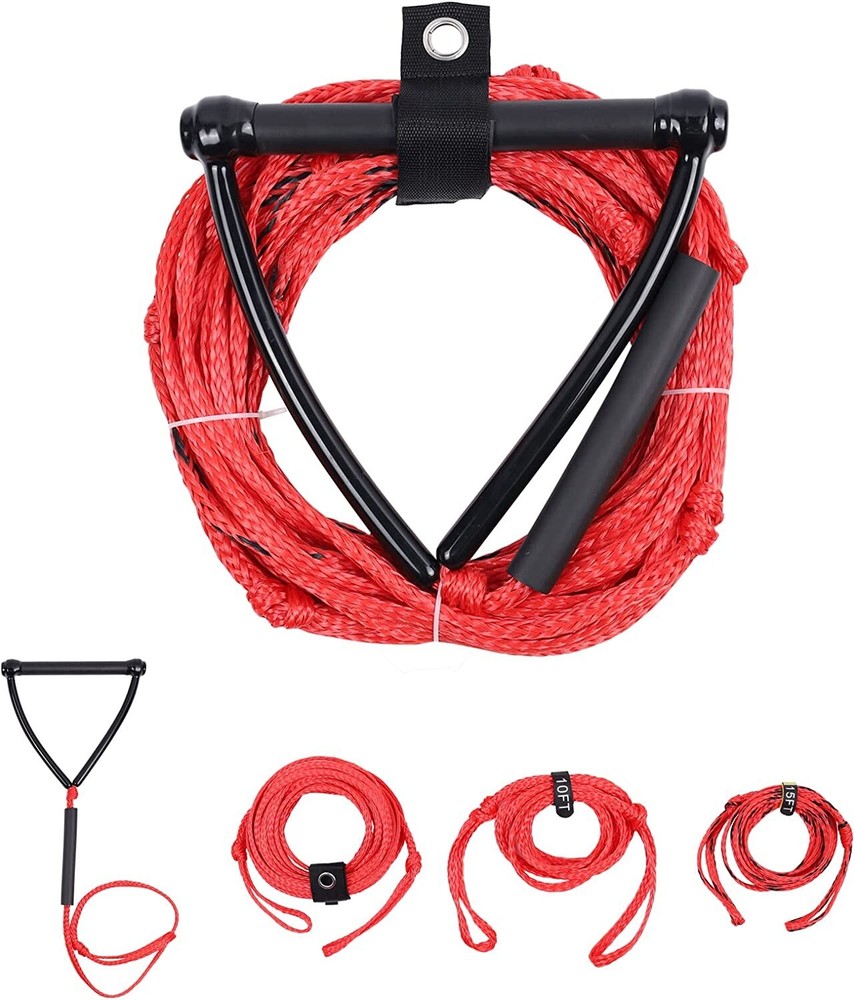 DockMoor Wakeboard Ski Rope 75' - 4 Sections - 12' Floating Harness No Packaging