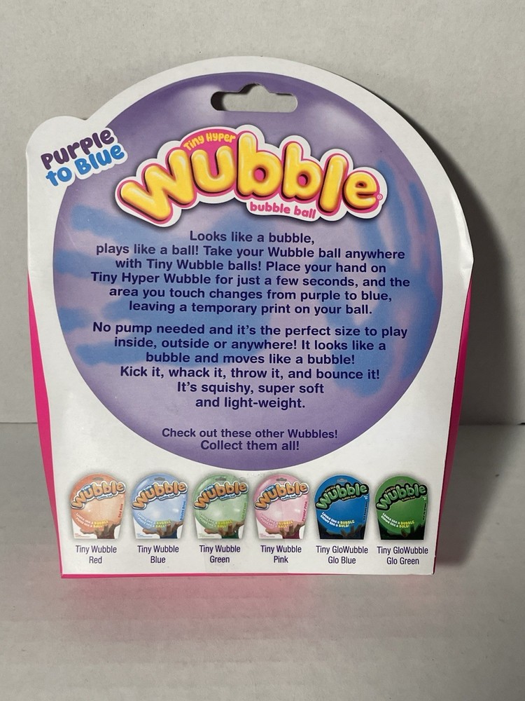 Tiny Hyper Wubble Bubble Ball Purple To Blue