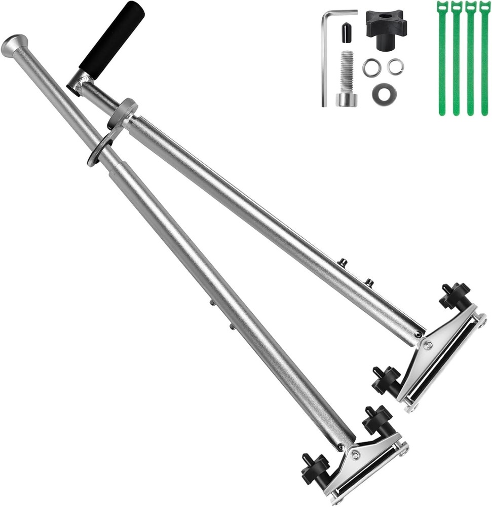 Handicap Driving Hand Controls for Disabled Drivers,Length Adjustable,Silver