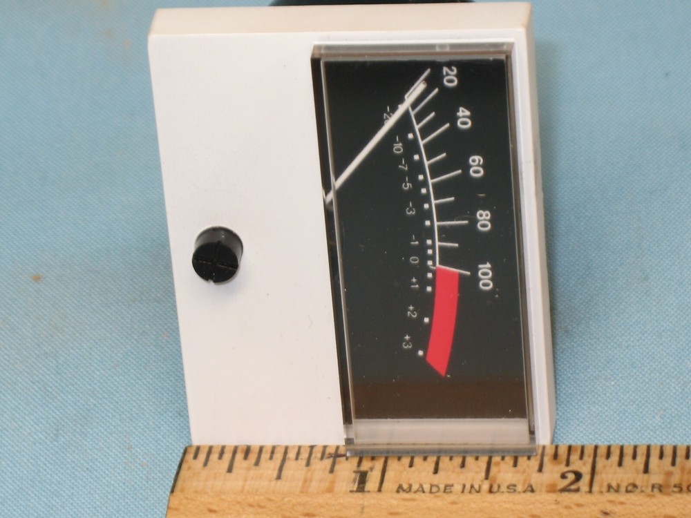 MODUTEC ~ MODEL # 00811117G ~ ANALOG PANEL METER ~ NOS