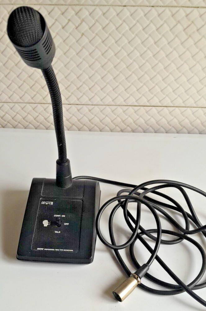 ✅ Apart Micpat Professional Tabletop Microphone Type Microphone Black