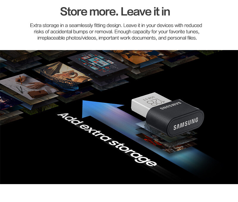 Samsung FIT Plus Tiny UDisk 8GB USB 3.1 Flash Drive Memory Stick Storage Device