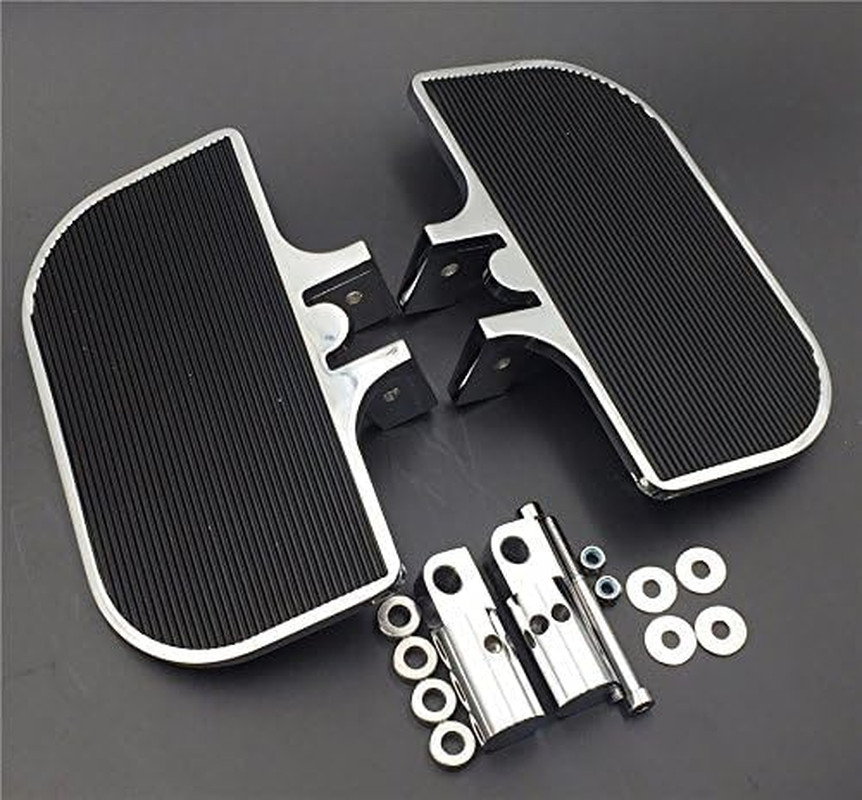Chrome Mini Floorboards for Harley-Davidson Electra Glide & Softail Models
