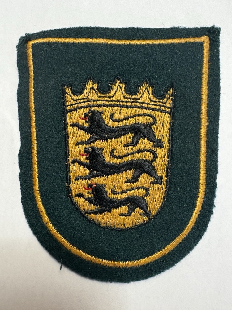 Baden Wurttemberg Polizei Patch ~ Germany ~ Felt