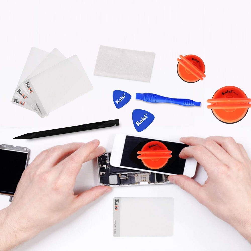 11 PCS Screen Suction Cup Kit LCD Screen Opening Tools Screen Replacement Too...