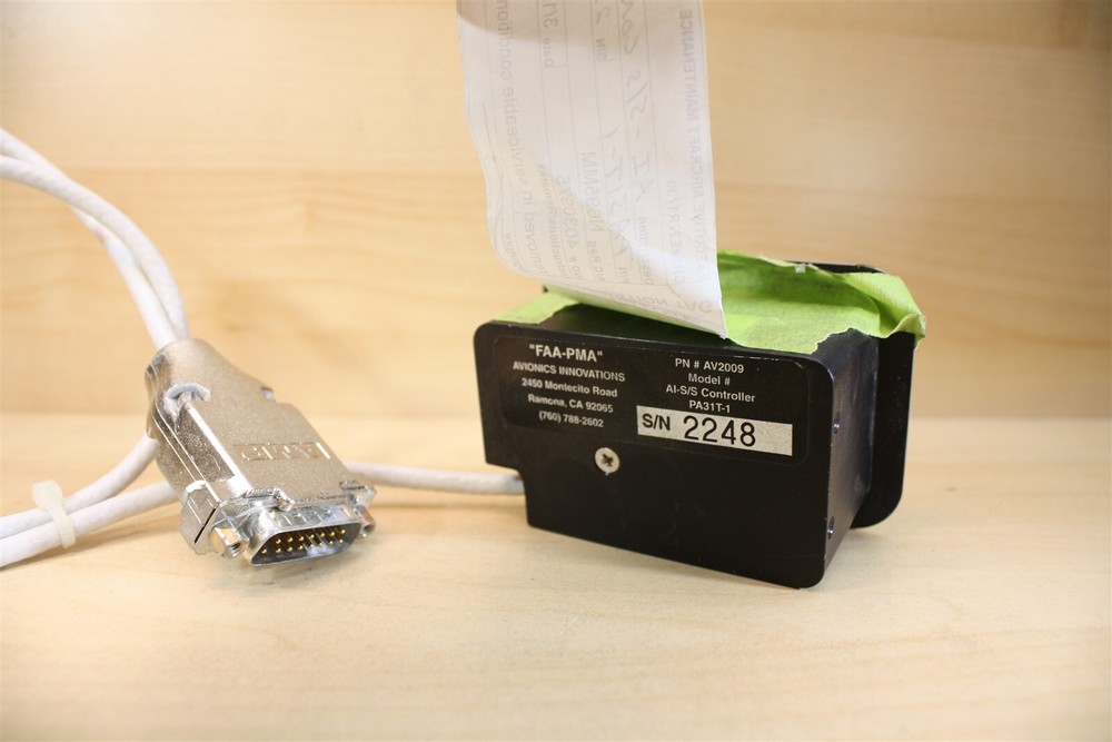 Avionics Innovations AV2009 AI-S/S Seat Controller PA31T-1