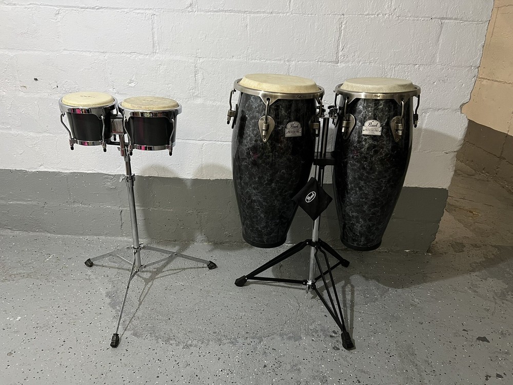 Pearl Primero Pro Conga And Santana Bongo Set