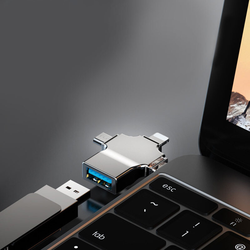For type-c 3in1 usb TF Android Multifunction mini Adapter Converter Connector