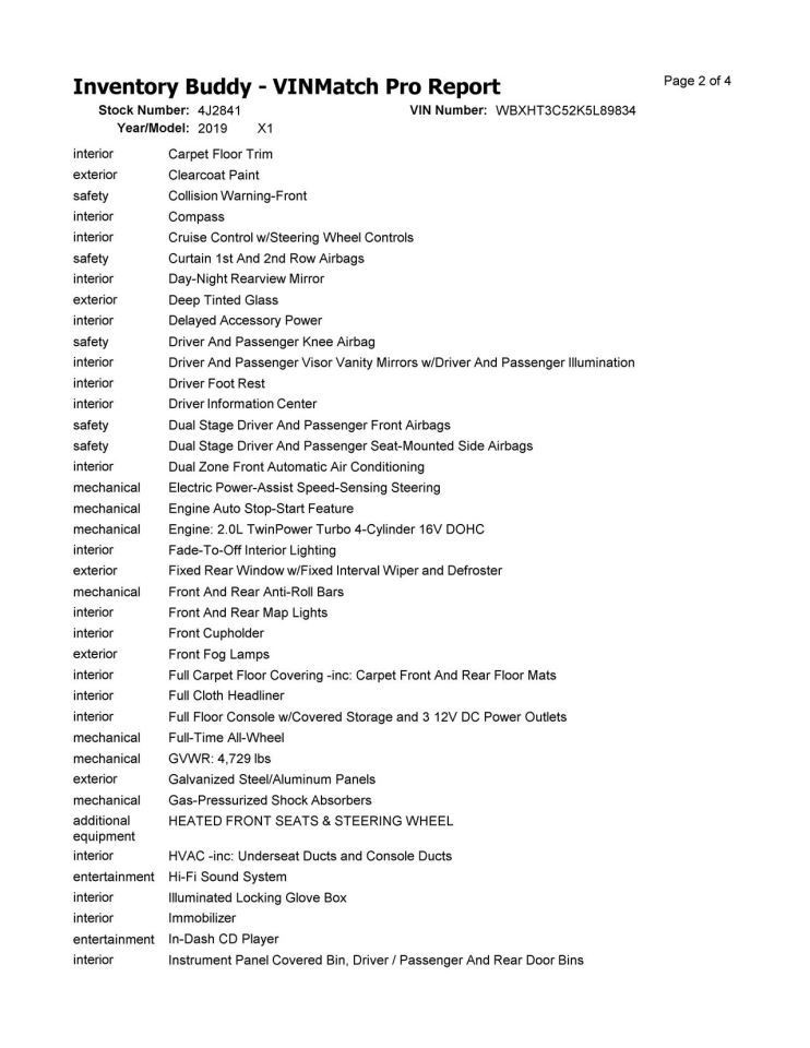 X1 2019 Air Shutter 1054224