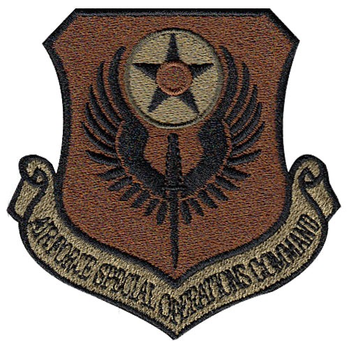 AF Special Operations Command (AFSOC) Majcom Spice Brown OCP Patch