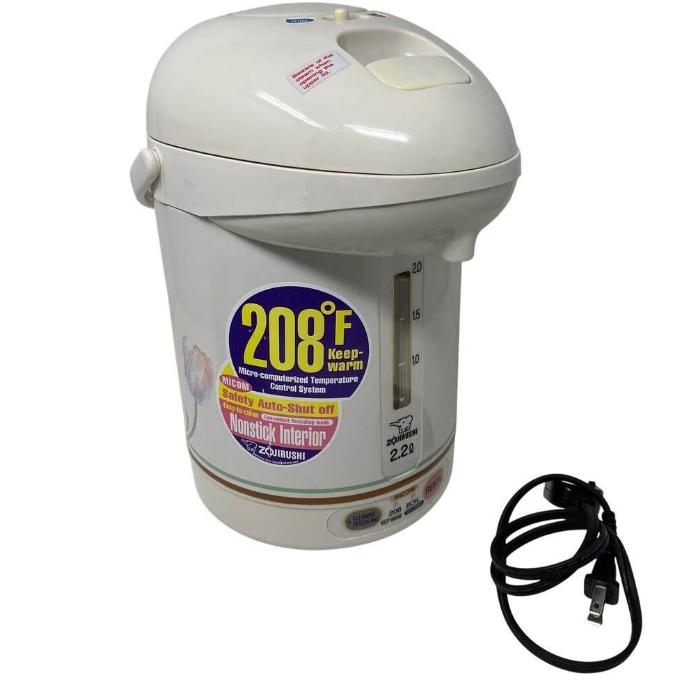 Zojirushi Water Boiler 2.2L White Micom CW-PZC22 Electric Warmer Hot Pot
