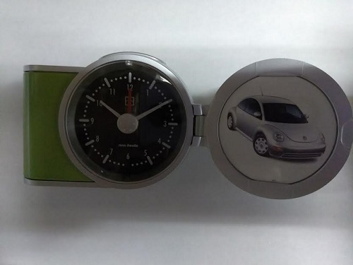 NEW-NEW BEETLE TRAVEL CLOCK