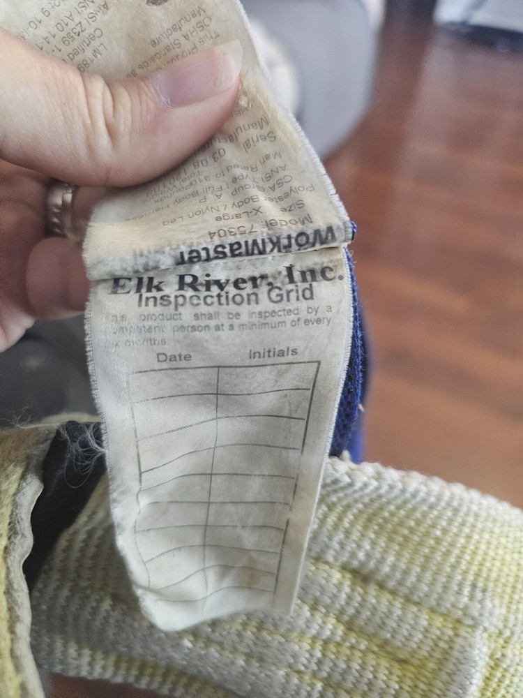 Elk River WorkMaster Harness 75304 X-Large